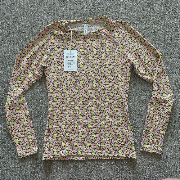 Maaji Long Sleeve Rashguard Floral Print‎ Size Large - Picture 1 of 7